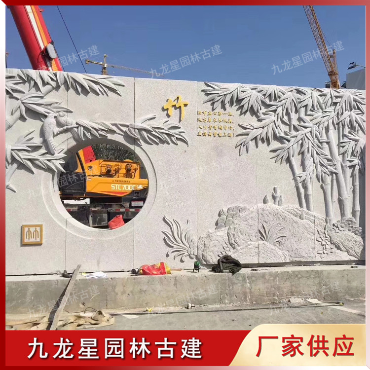 1623751225947125.jpg 梅蘭竹菊浮雕壁畫圖片